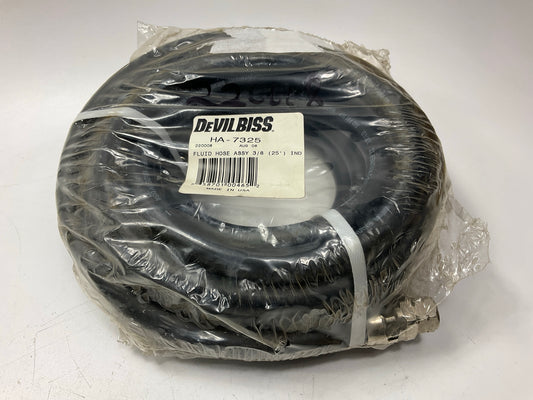 DeVilbiss 220008 HA-7325 Nyliner II Reusable Fluid Hose Assembly 25 Feet, Nylon