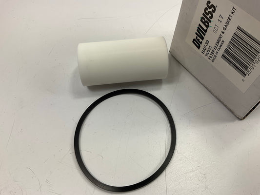 DeVilbiss HAF-39 Filter Element And Gasket Kit For FinishLine HAR-602