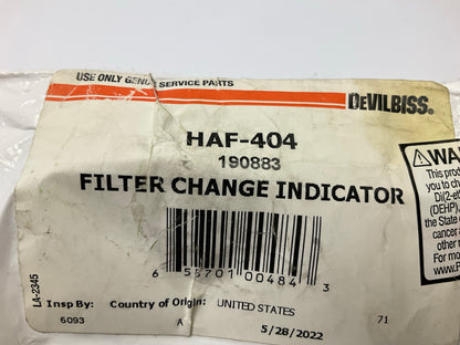Devilbiss HAF-404 Filter Change Indicator For DAD-503 Air Filter