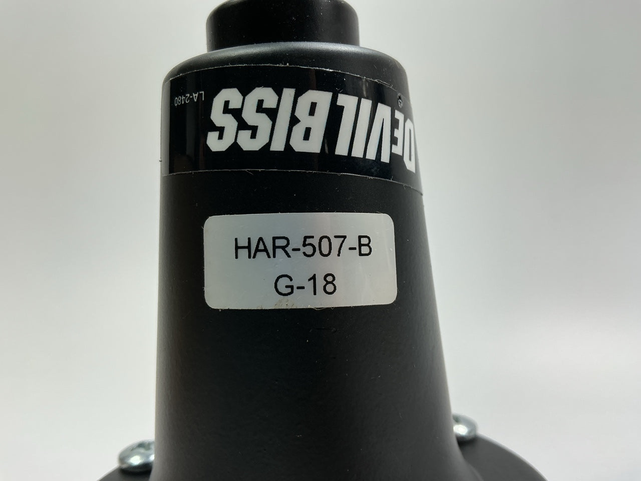 Devilbiss HAR507B HAR-507 Air Regulator With Gauge, Precise Air Pressure Control