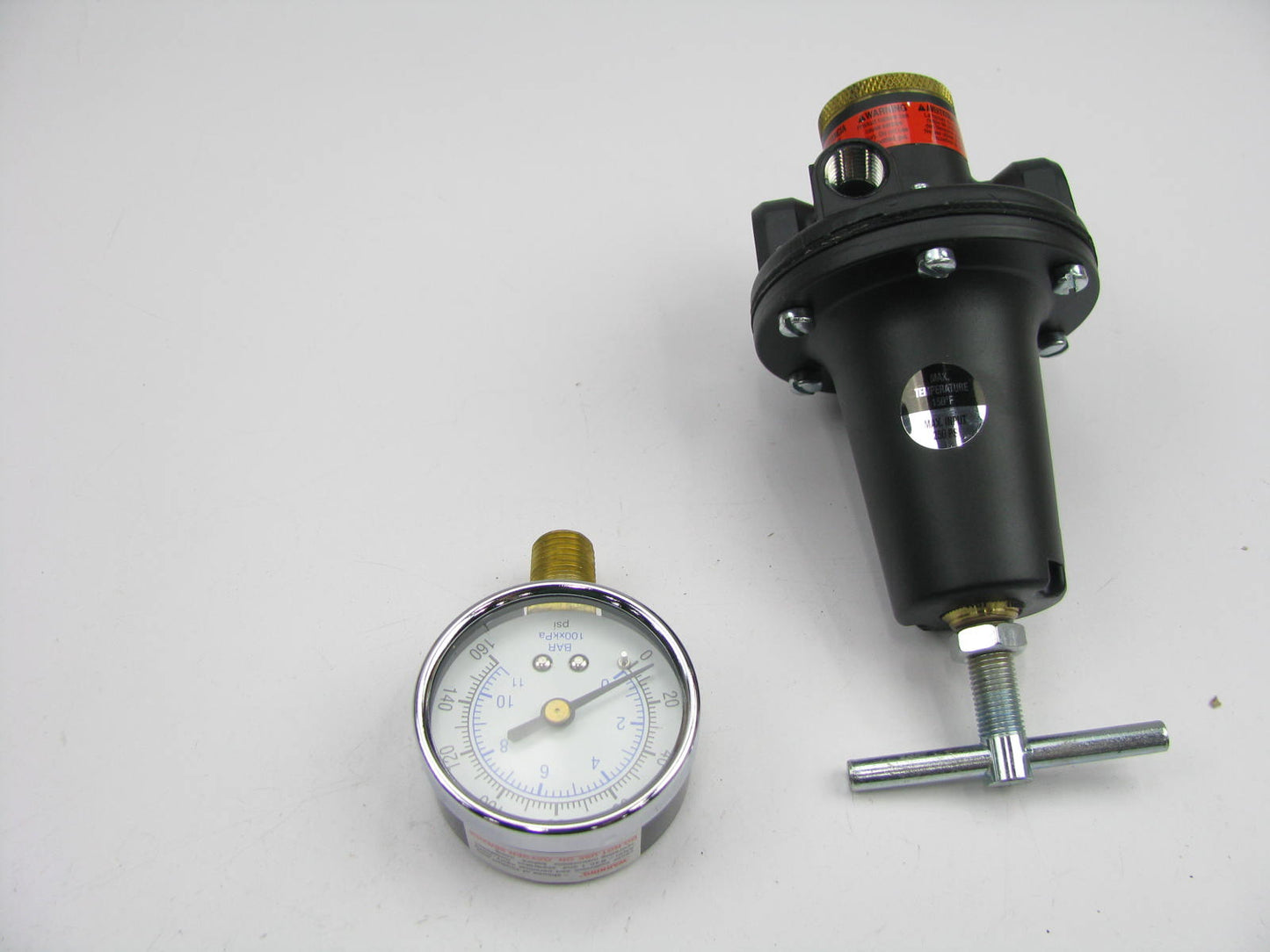 Devilbiss HAR-600 60 CFM Air Regulator Gauge And Valve 0-125 PSI, 60 CFM