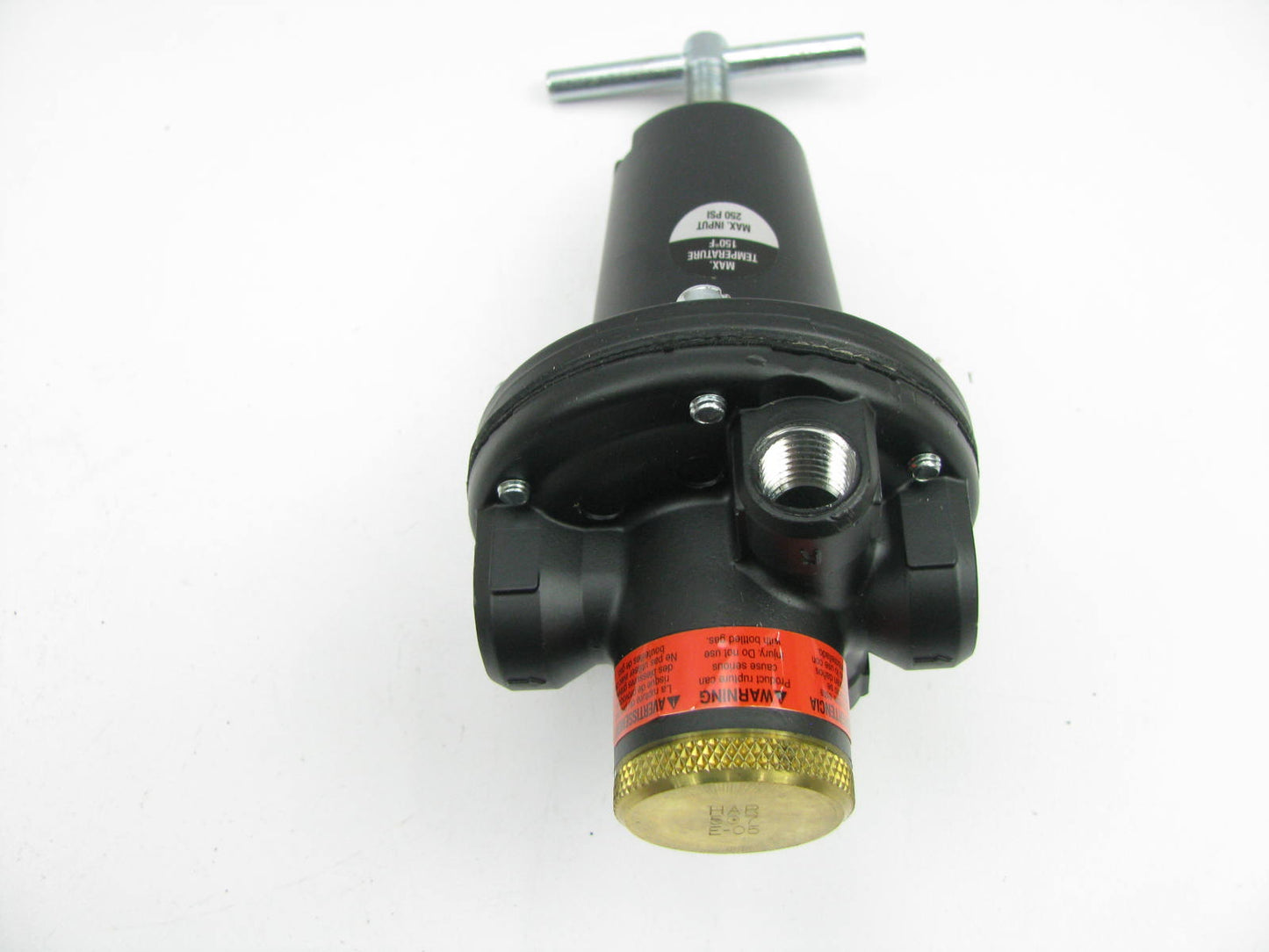 Devilbiss HAR-600 60 CFM Air Regulator Gauge And Valve 0-125 PSI, 60 CFM