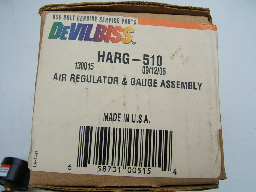 Devilbiss HARG510 Air Regulator And Gauge Assembly