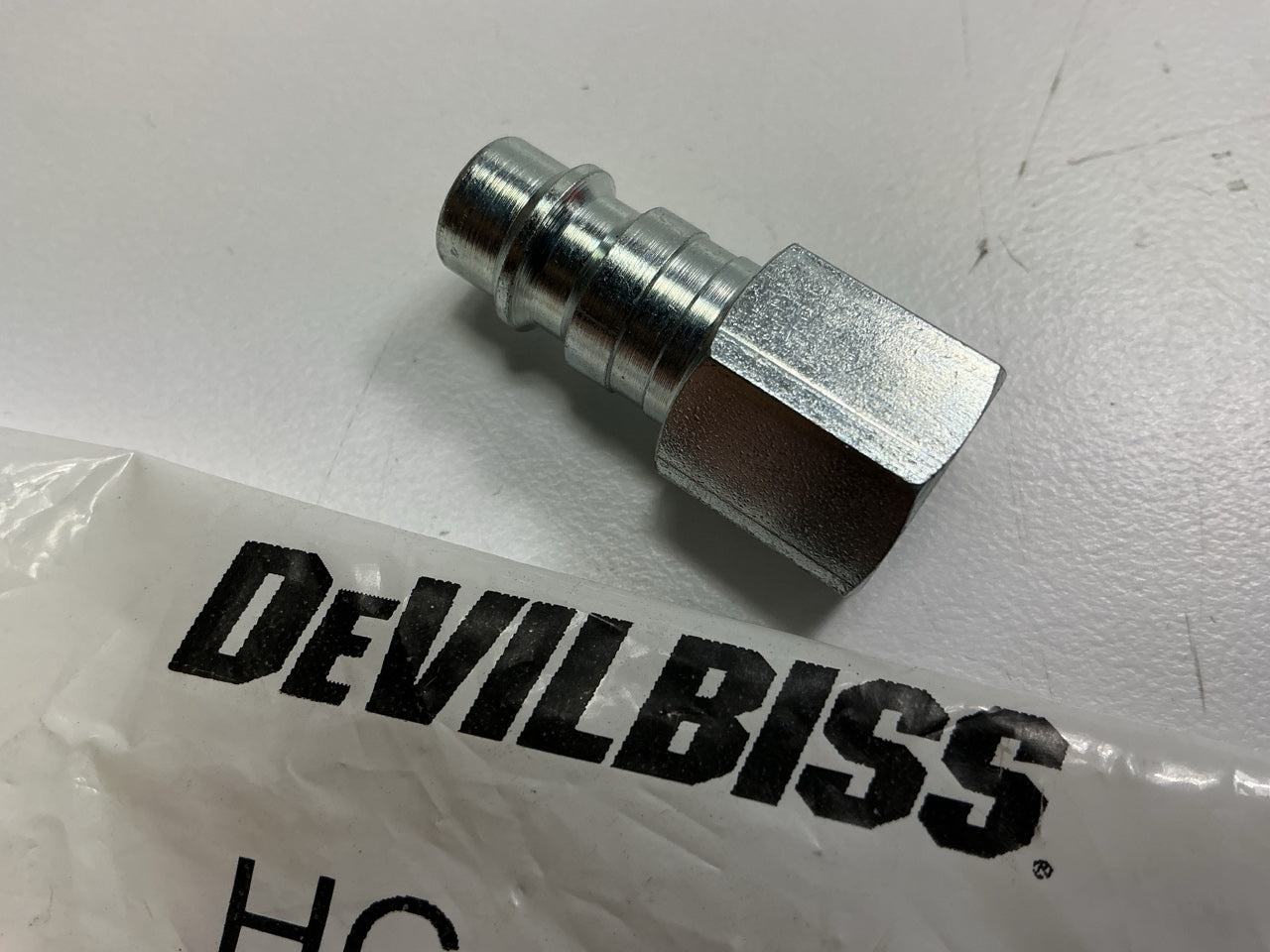 Devilbiss HC-4419 High Flow Hose Fitting Connector Quick Disconnect 1/4'' NPS