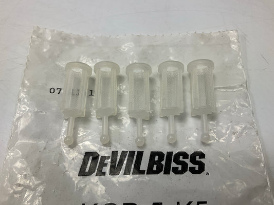 DeVilbiss KGP-5-K5 Fluid Strainer For Gravity Feed Spray Gun Cup (5 / Pack)