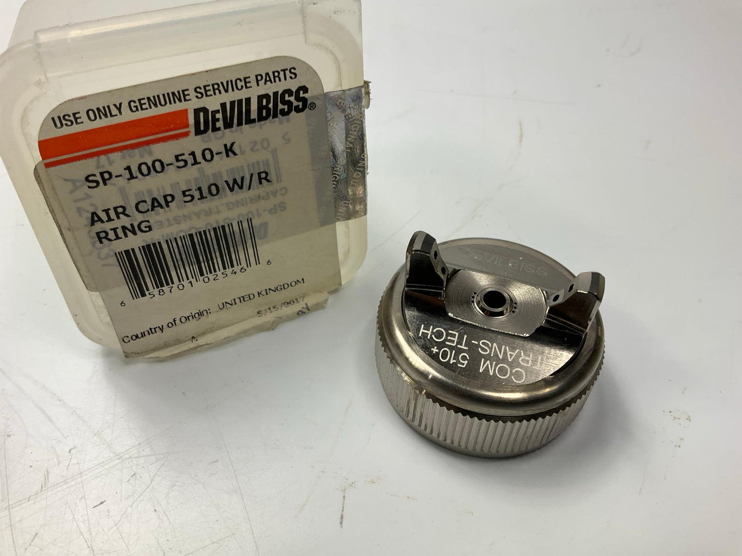 Devilbiss SP-100-510-K Air Cap Retaining Ring #510