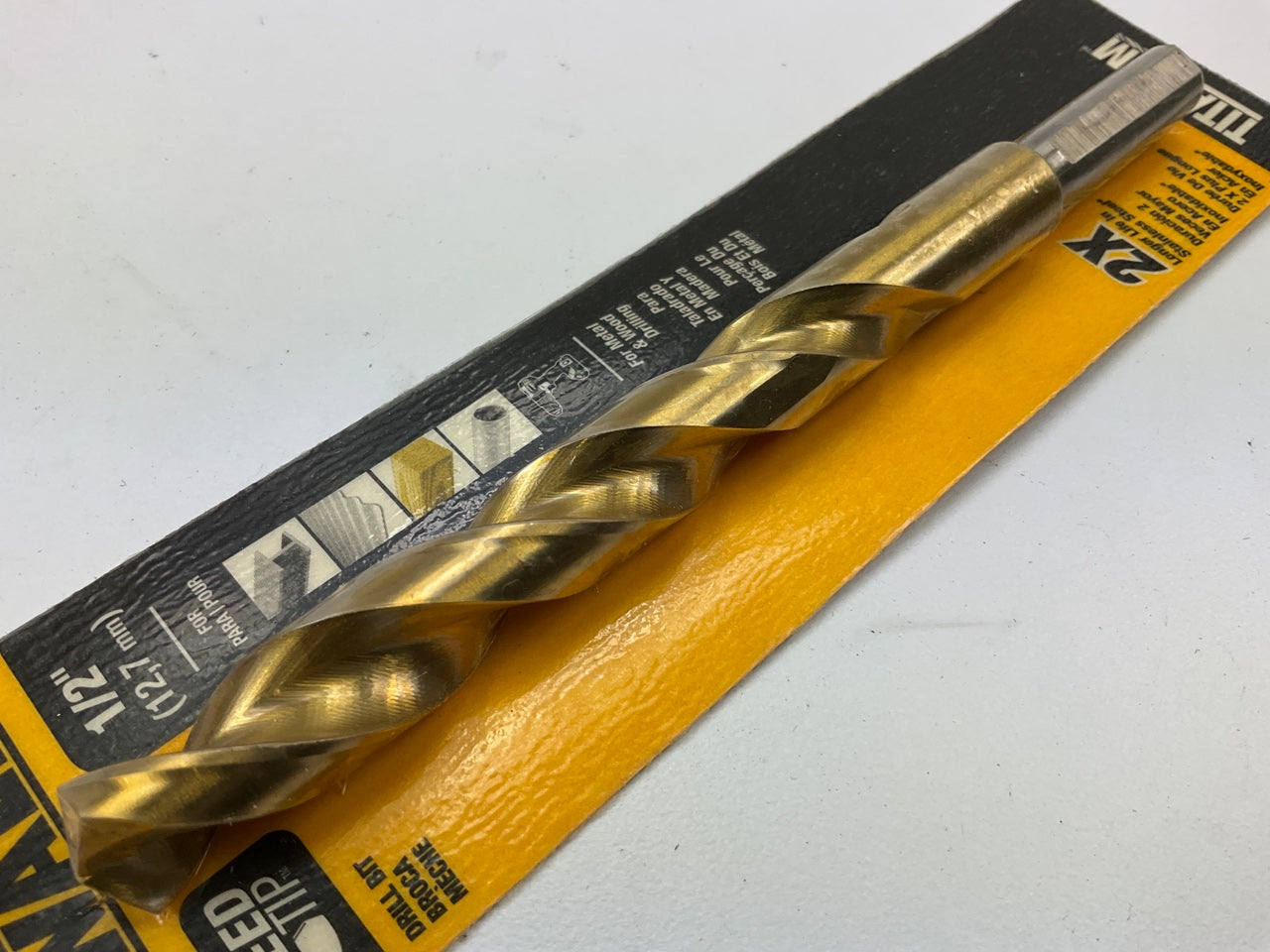 Dewalt DW1332 1/2'' Titanium Reduced Shank Split Drill Bit