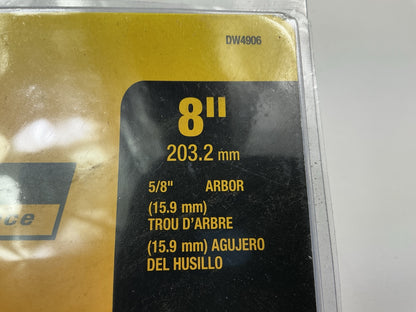 DEWALT DW4906 8'' Wire Wheel Bench Grinder, Crimped Wire 0.014'' Wire, 5/8'' Arbor
