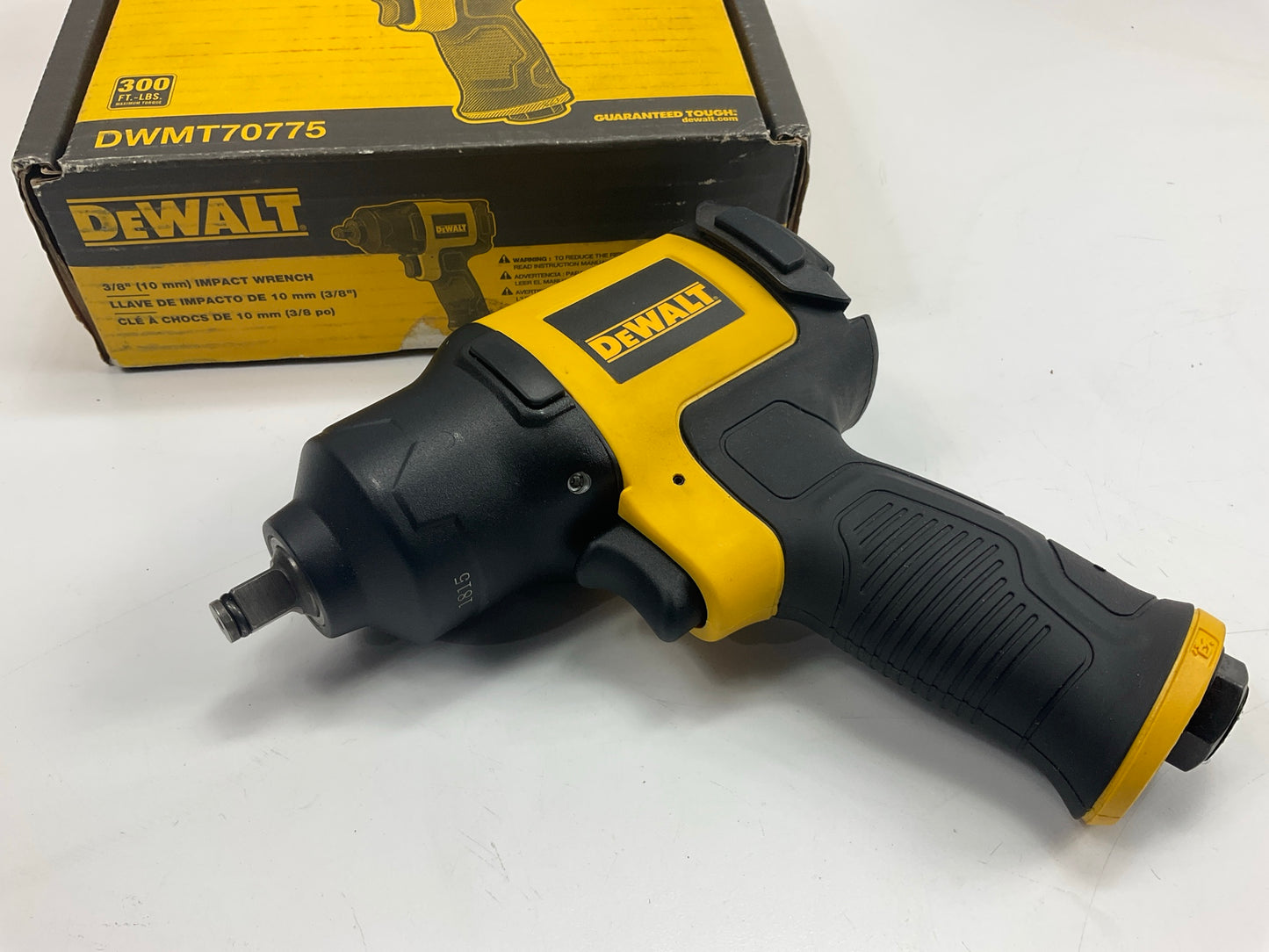 DEWALT DWMT70775 3/8'' Drive Air Impact Wrench,  Twin Hammer, 300 Ft-lbs Max
