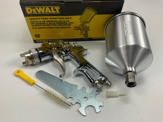 DEWALT DWMT70777 HVLP Spray Gun W/ 600cc Paint Cup, Gravity Feed