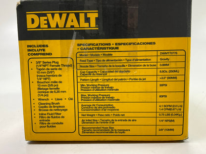 DEWALT DWMT70778 Gravity Feed Touch-Up Paint Spray Gun