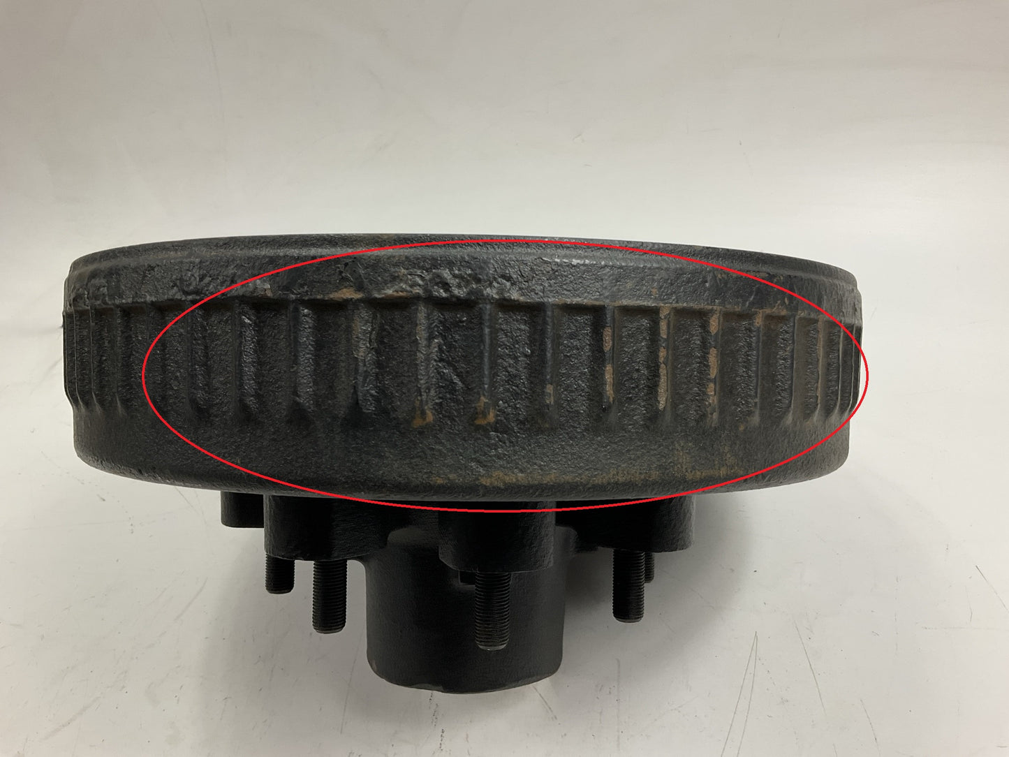 SOME RUST Dexter 8-219 Trailer Brake Drum 12''x2'' 9/16 Stud 8x6.5 Lug 7000# Axle