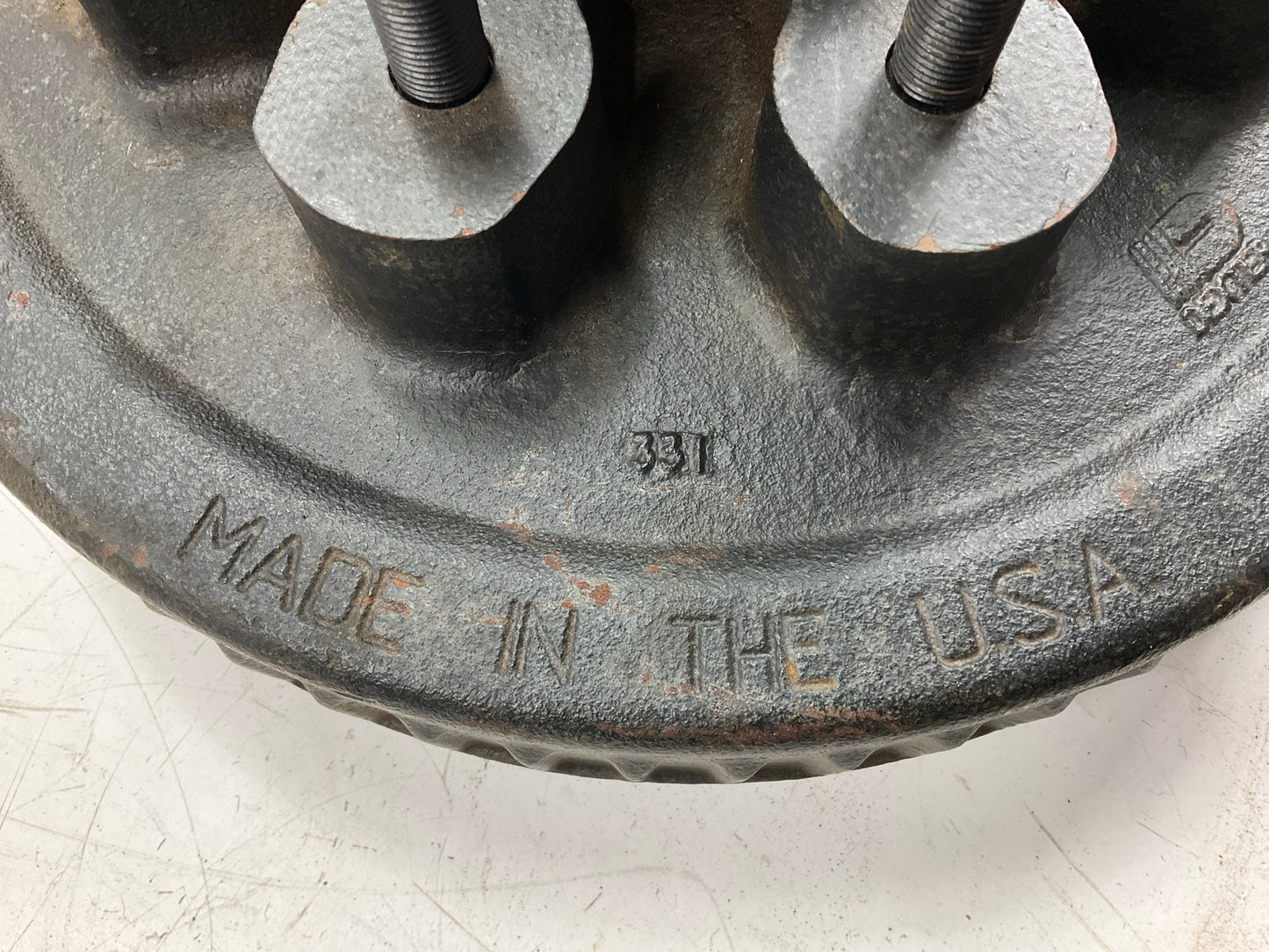 SOME RUST Dexter 8-219 Trailer Brake Drum 12''x2'' 9/16 Stud 8x6.5 Lug 7000# Axle