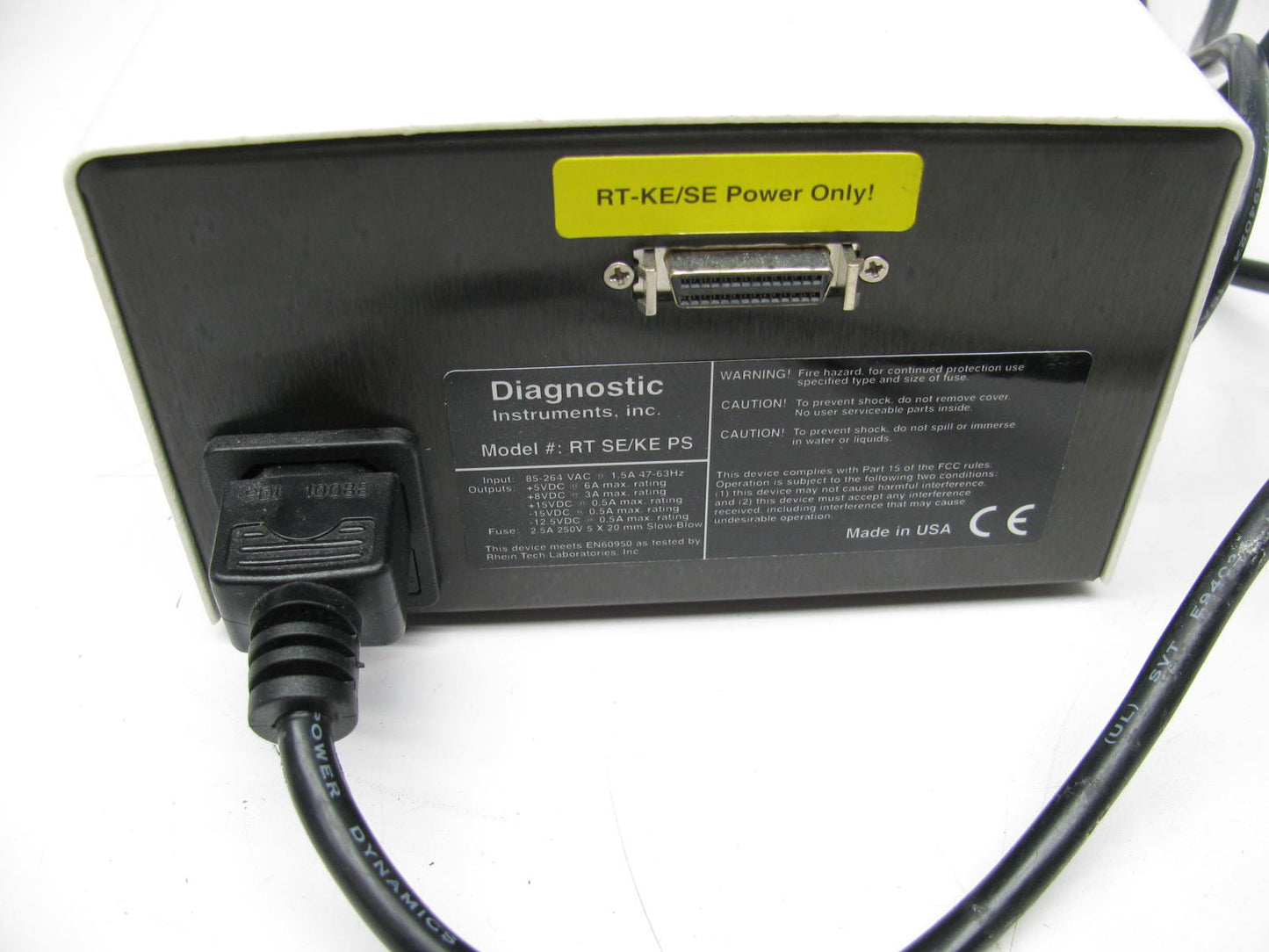 Diagnostic Instruments SPOT | RT KE/SE PS Power Supply, Powers On