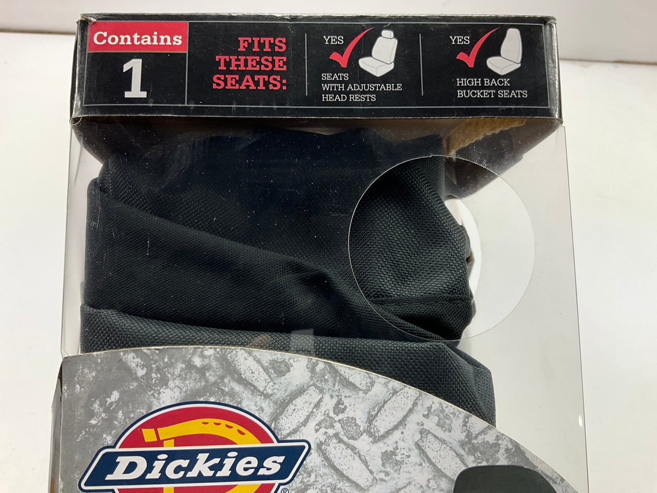 (2) Dickies 3001109 Heavy Duty Water Resistant Seat Protector Covers - Black Type 2