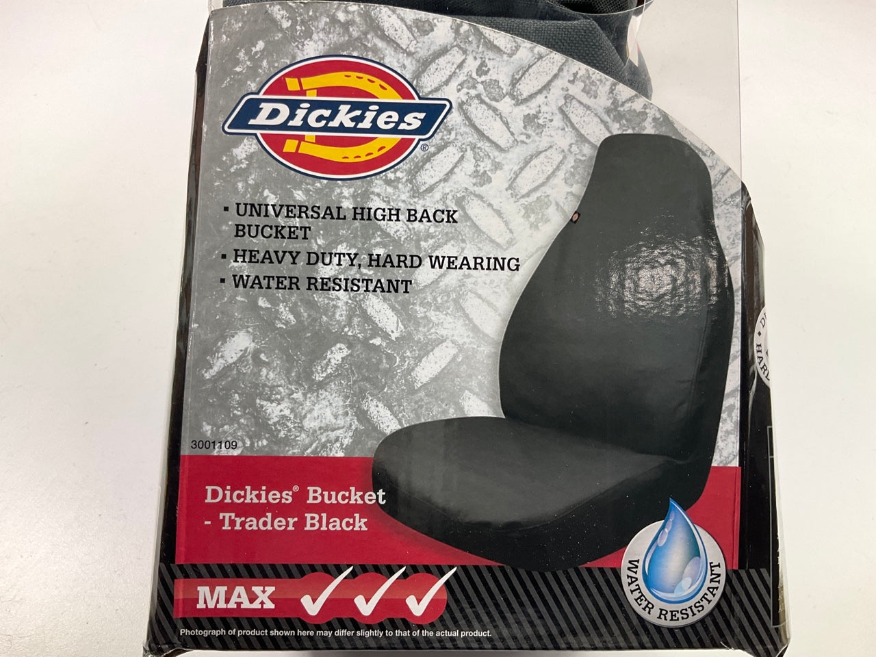 (2) Dickies 3001109 Heavy Duty Water Resistant Seat Protector Covers - Black Type 2