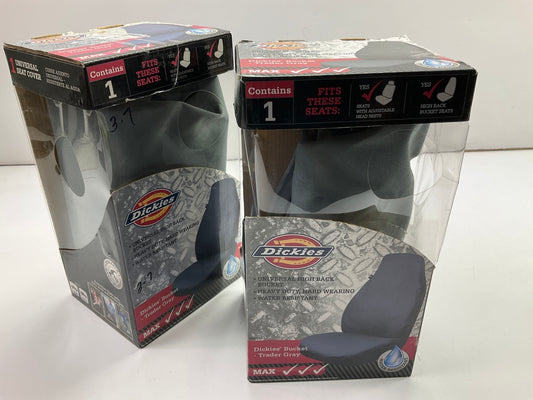 (2) Dickies 3001682 Heavy Duty High Back Bucket Seat Cover Water Resistant