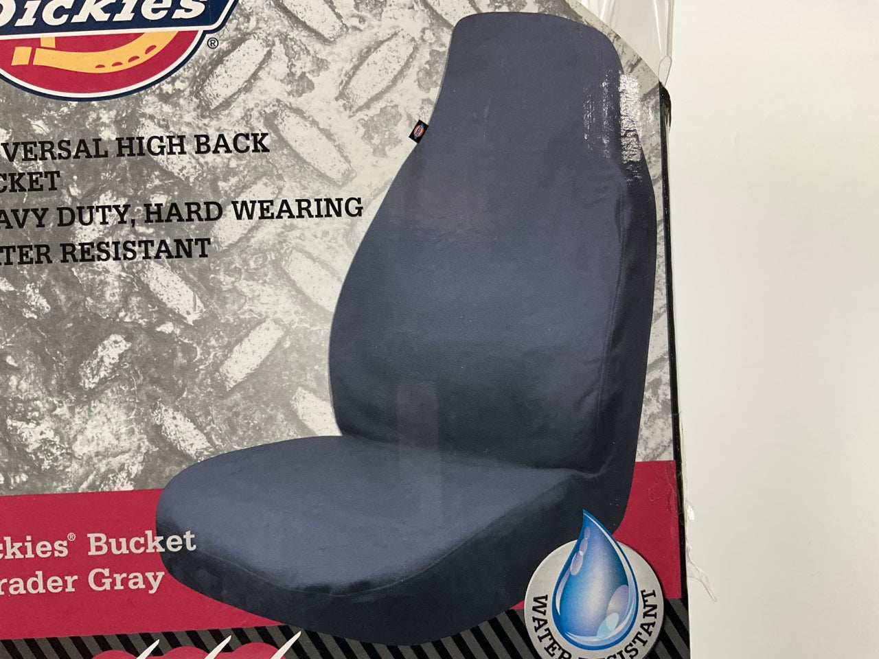 (2) Dickies 3001682 Heavy Duty High Back Bucket Seat Cover Water Resistant