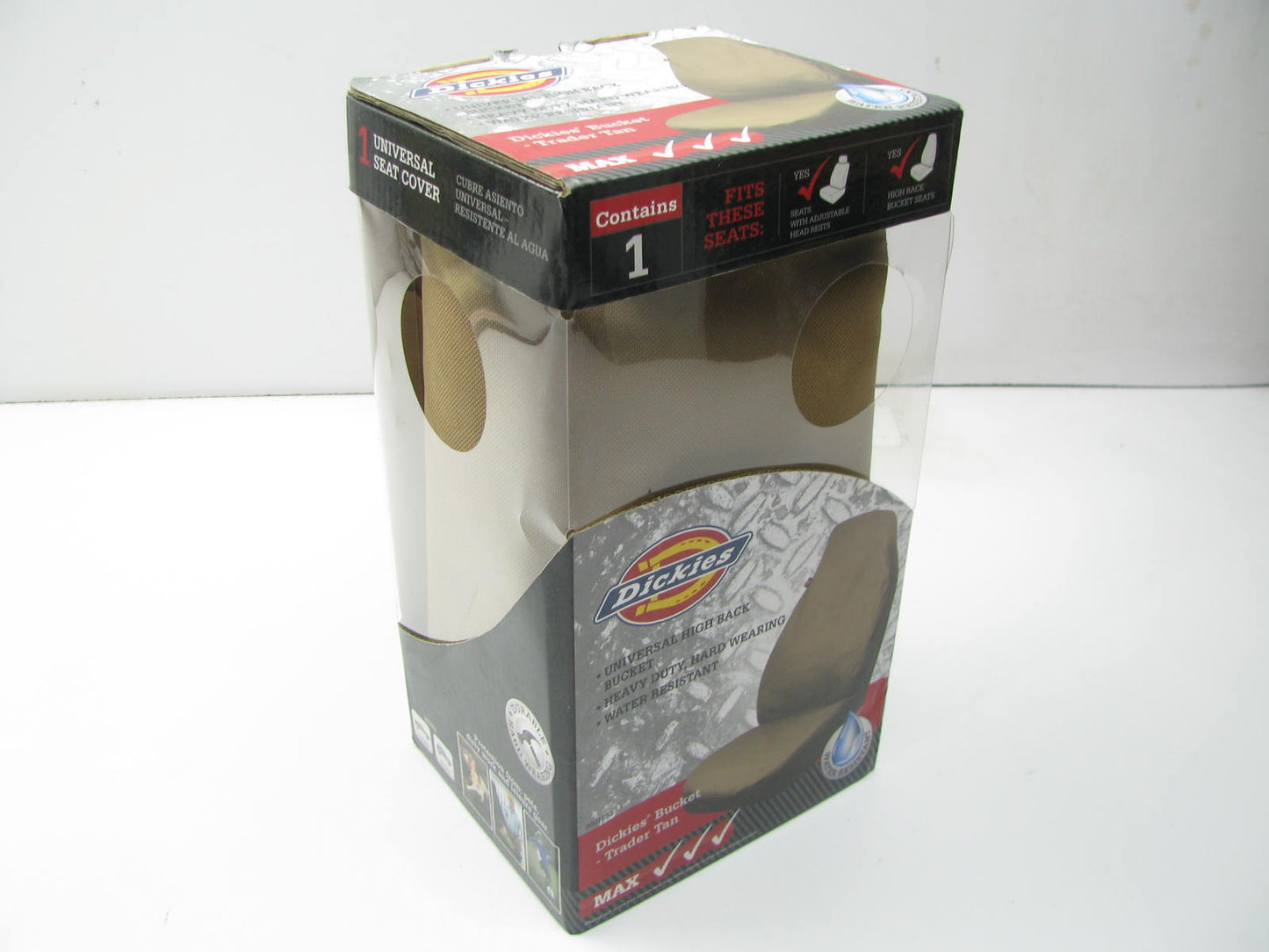 Dickies 3001683 Heavy Duty Waterproof Bucket Seat Cover Tan