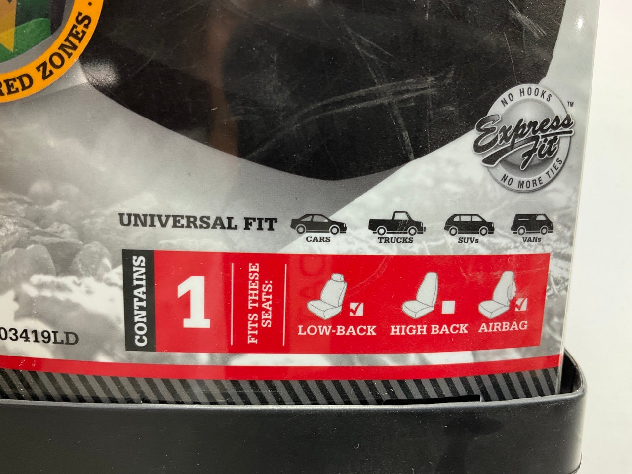 (2) Dickies 3003419LD Durazone Universal Seat Covers - Does 2 Seats