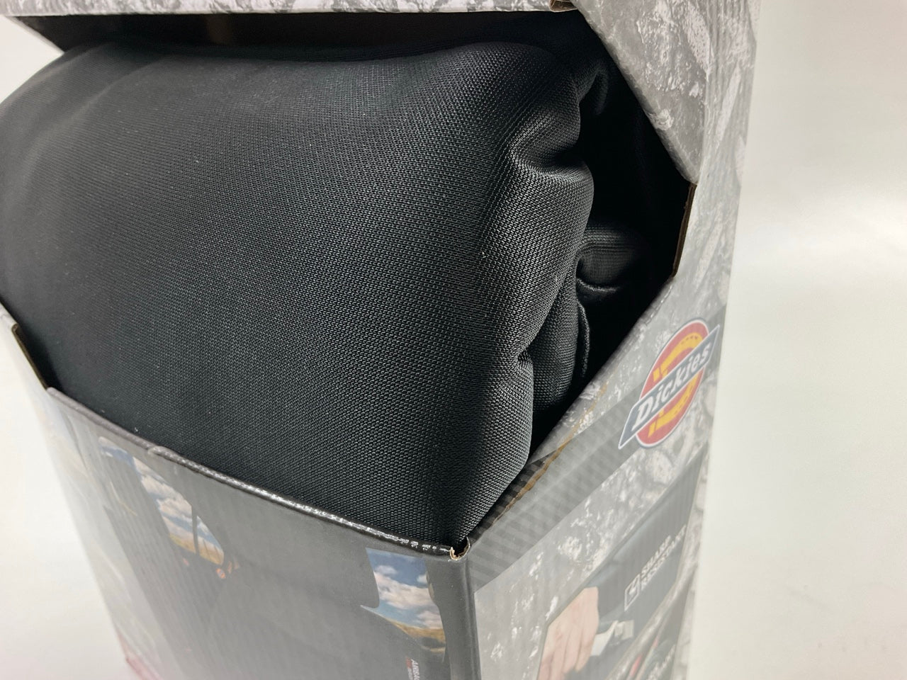 Dickies 40200 2-Piece Low-Back Puncture Resist Black Seat Covers, PAIR