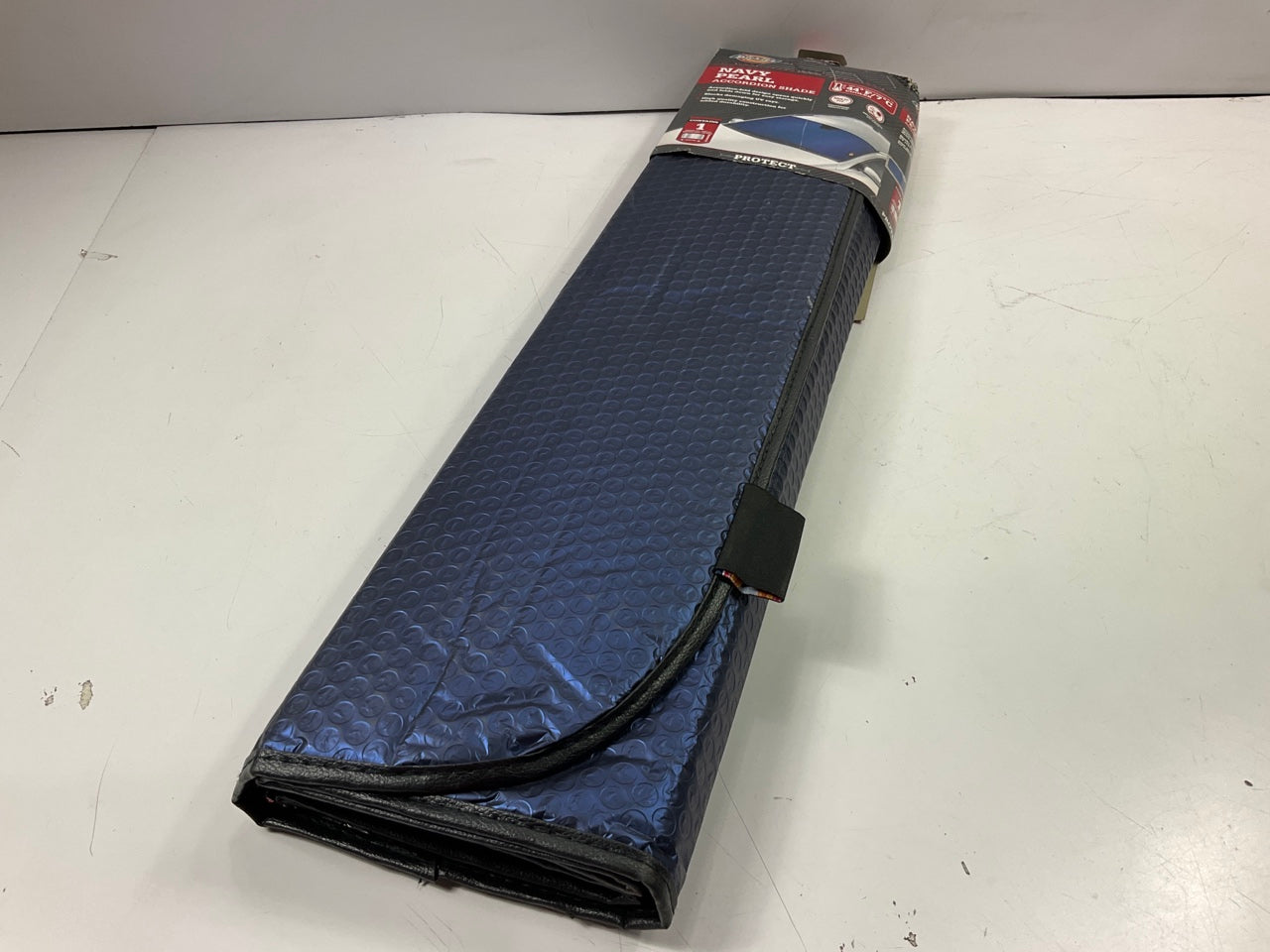 Dickies 806599 63''x 28.5'' Navy Pearl Sun Solar Block Sun Screen Windshield Cover