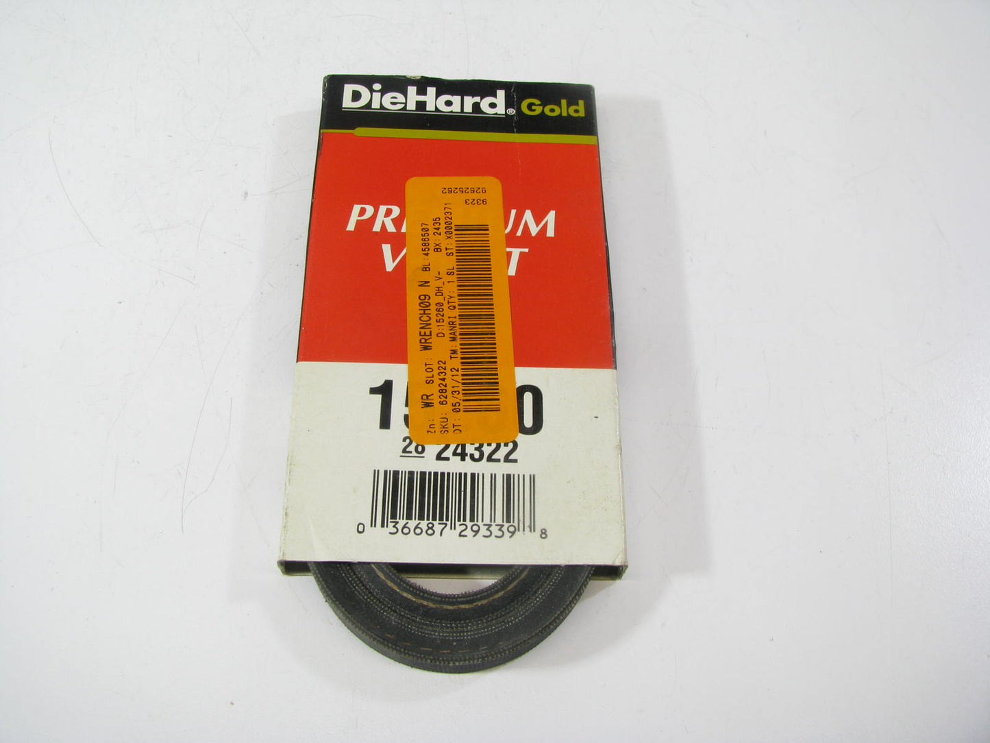 Diehard 15260 Accessory Drive Belt - 0.44'' X 26.00'' - 36 Degree
