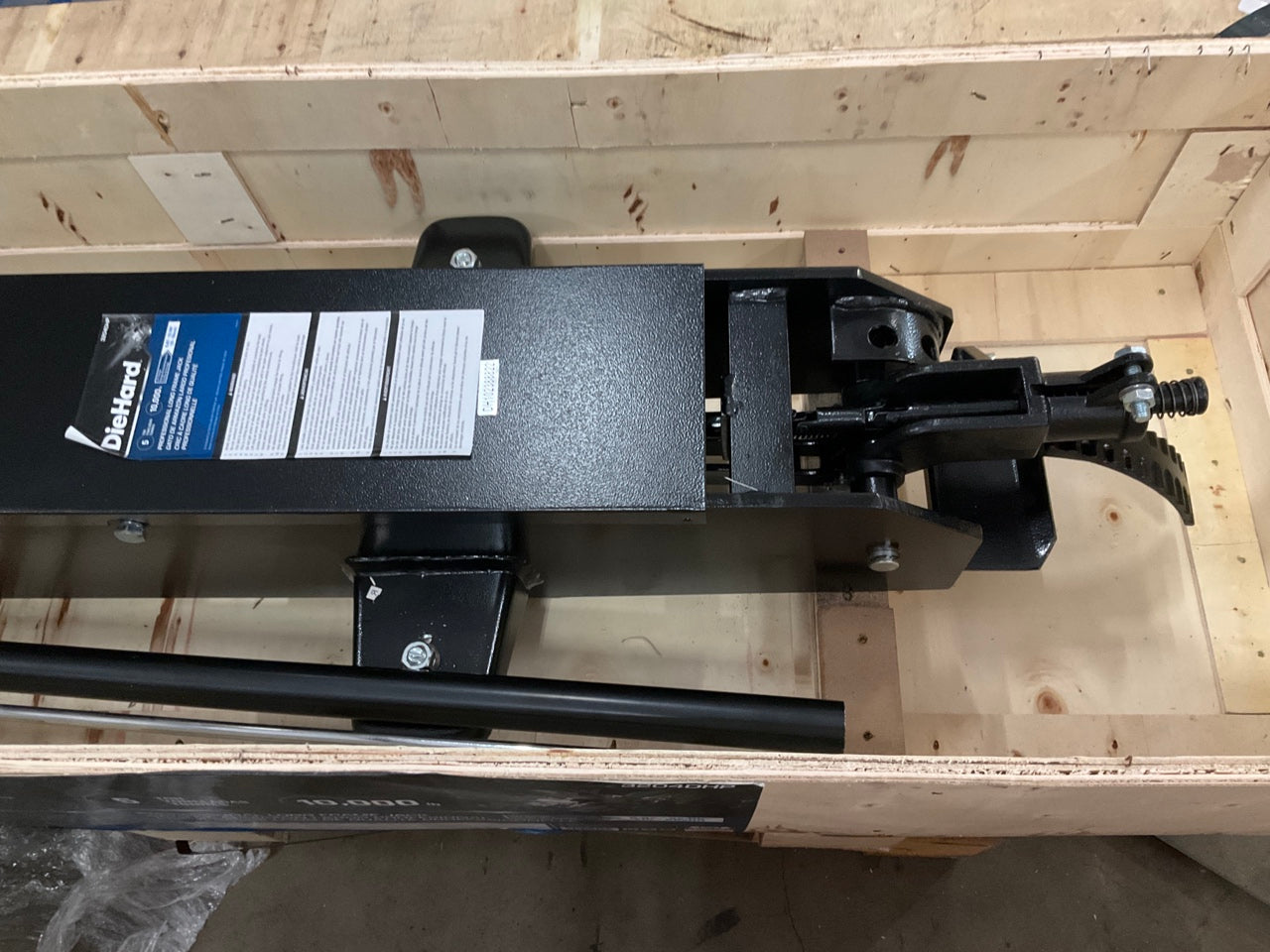 DieHard 3204DHP 5 Ton 10.000 Lbs Long Frame Jack Lifting Range 5-7/8''- 22-1/16''