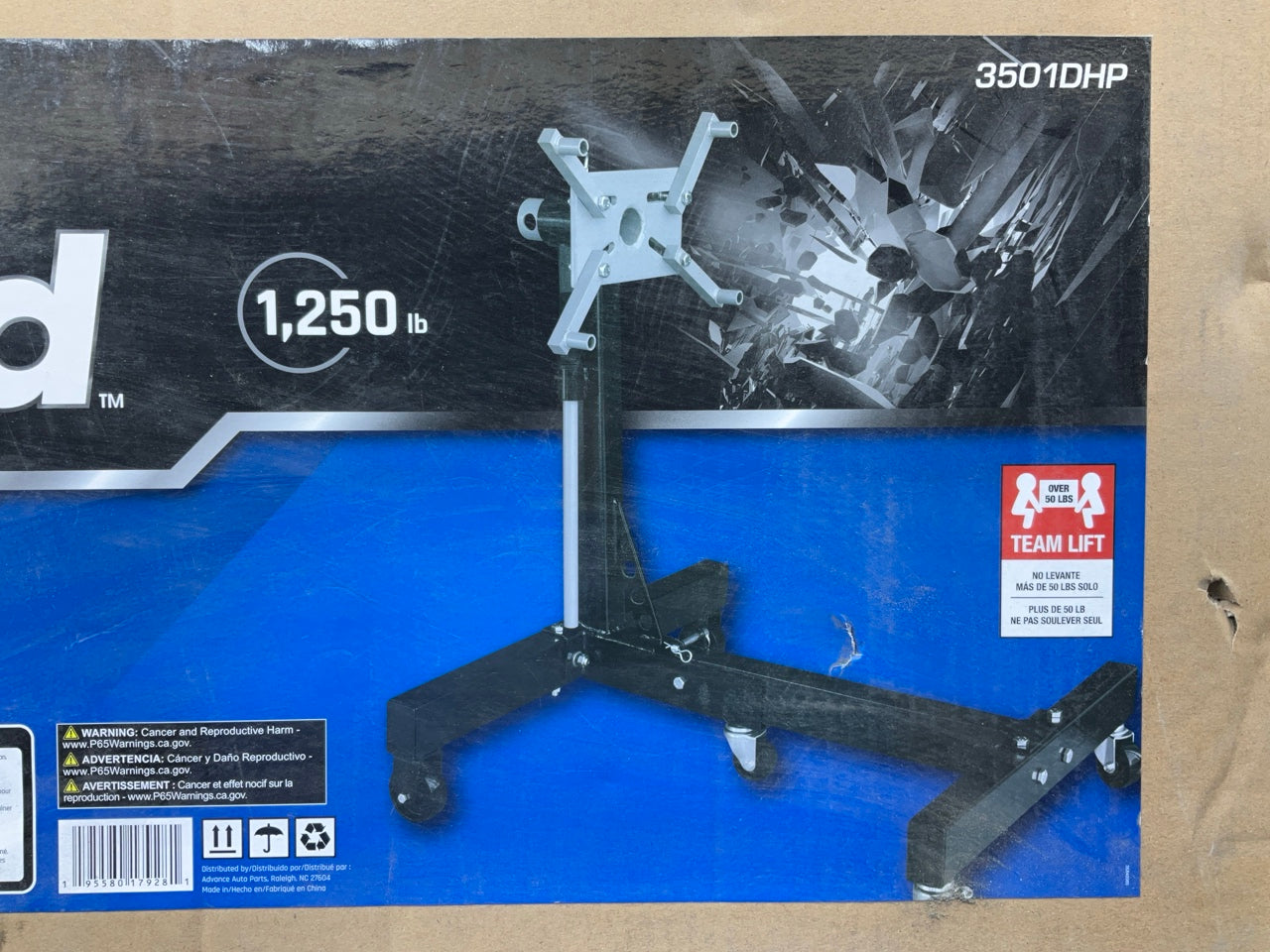 DieHard 3501DHP Heavy Duty 1250 Lbs Engine Stand