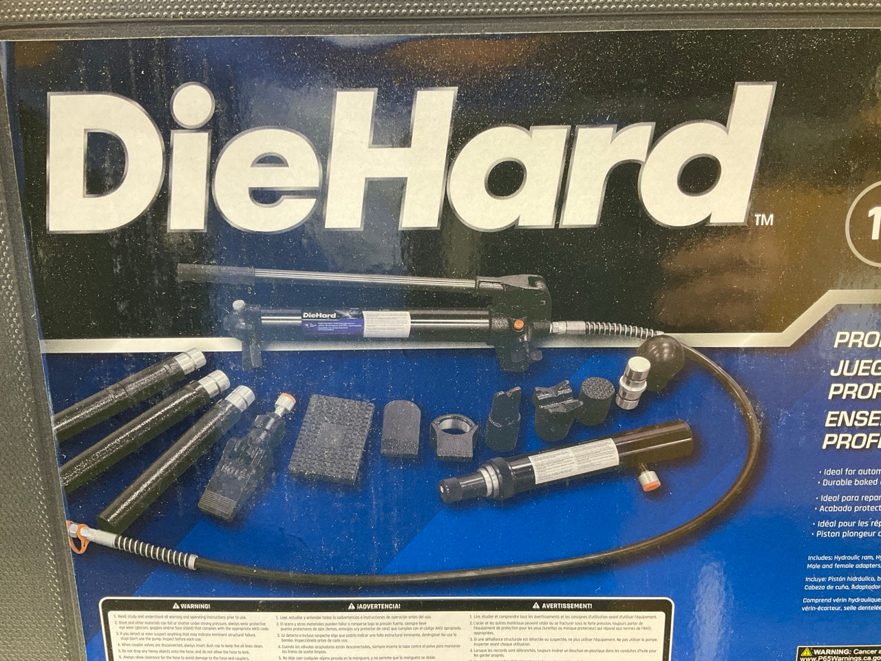 DieHard 3911 10 Ton Power Kit, Portable Hydraulic Jack Pump Lift Ram Body Frame