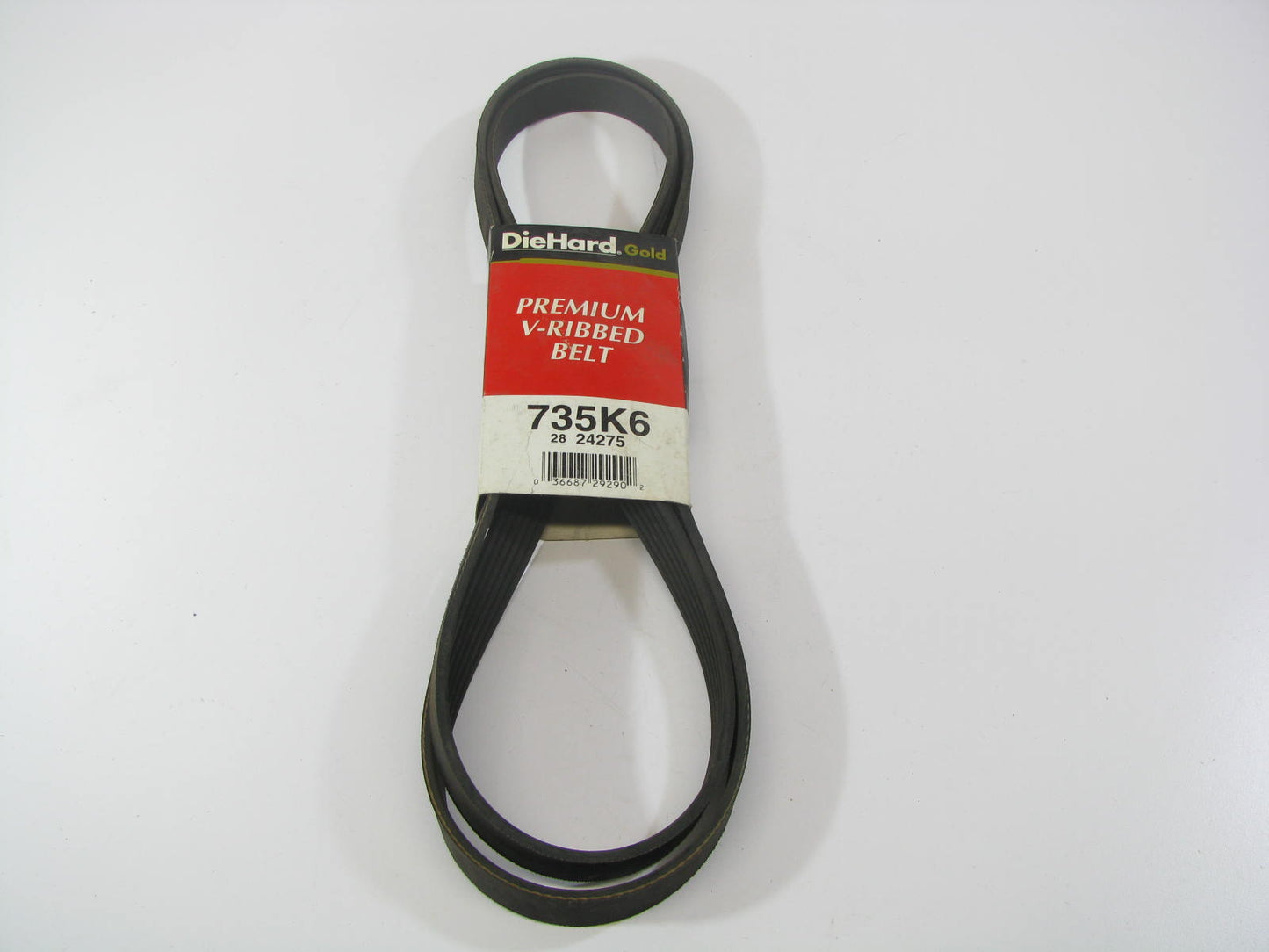 Diehard 735K6 Serpentine Belt - 0.84'' X 74.00'' - 6 Ribs