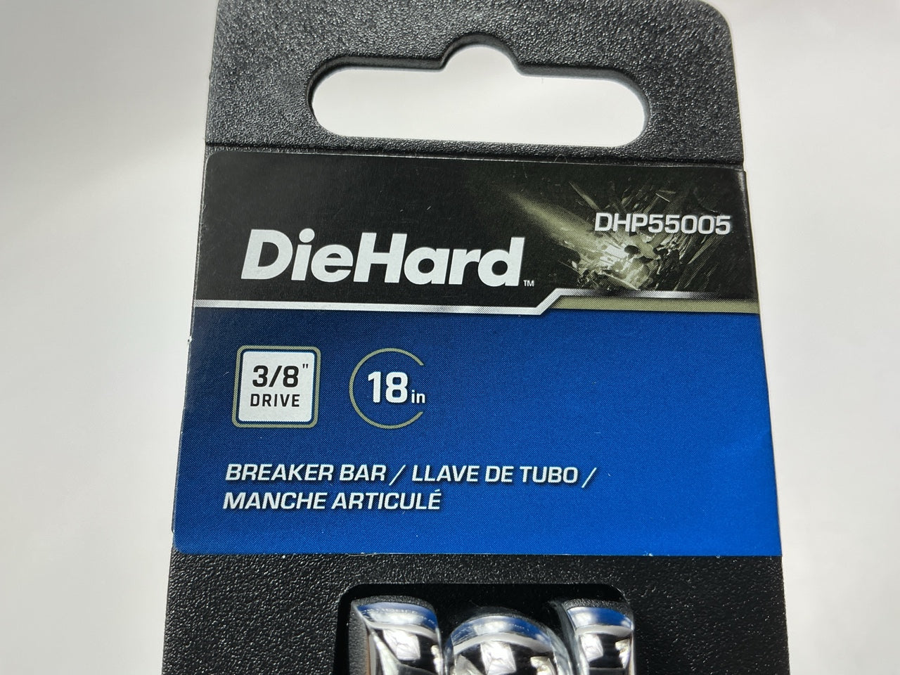 Diehard DHP55005 3/8'' Drive 18'' Breaker Bar With Flexible Head