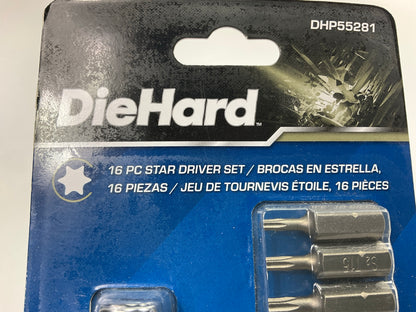 Diehard DHP55281 16 Piece Star Torx Driver Set