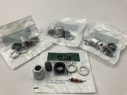 (4) Dill 1090K TPMS Tire Pressure Monitor Sensor Service Kit