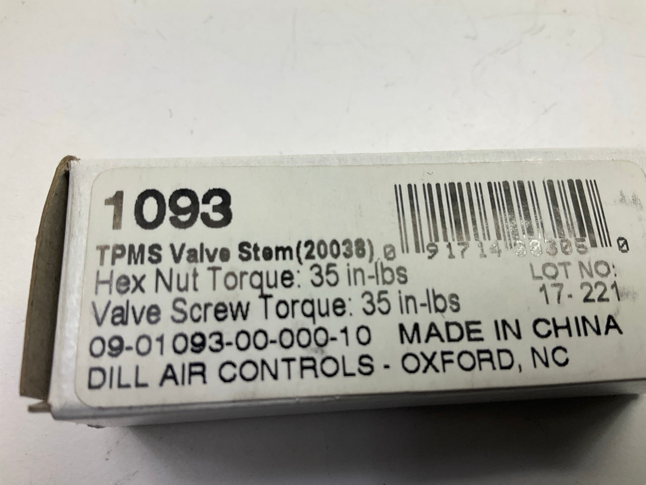 Dill 1093 TPMS Tire Pressure Monitor Sensor Stem Base