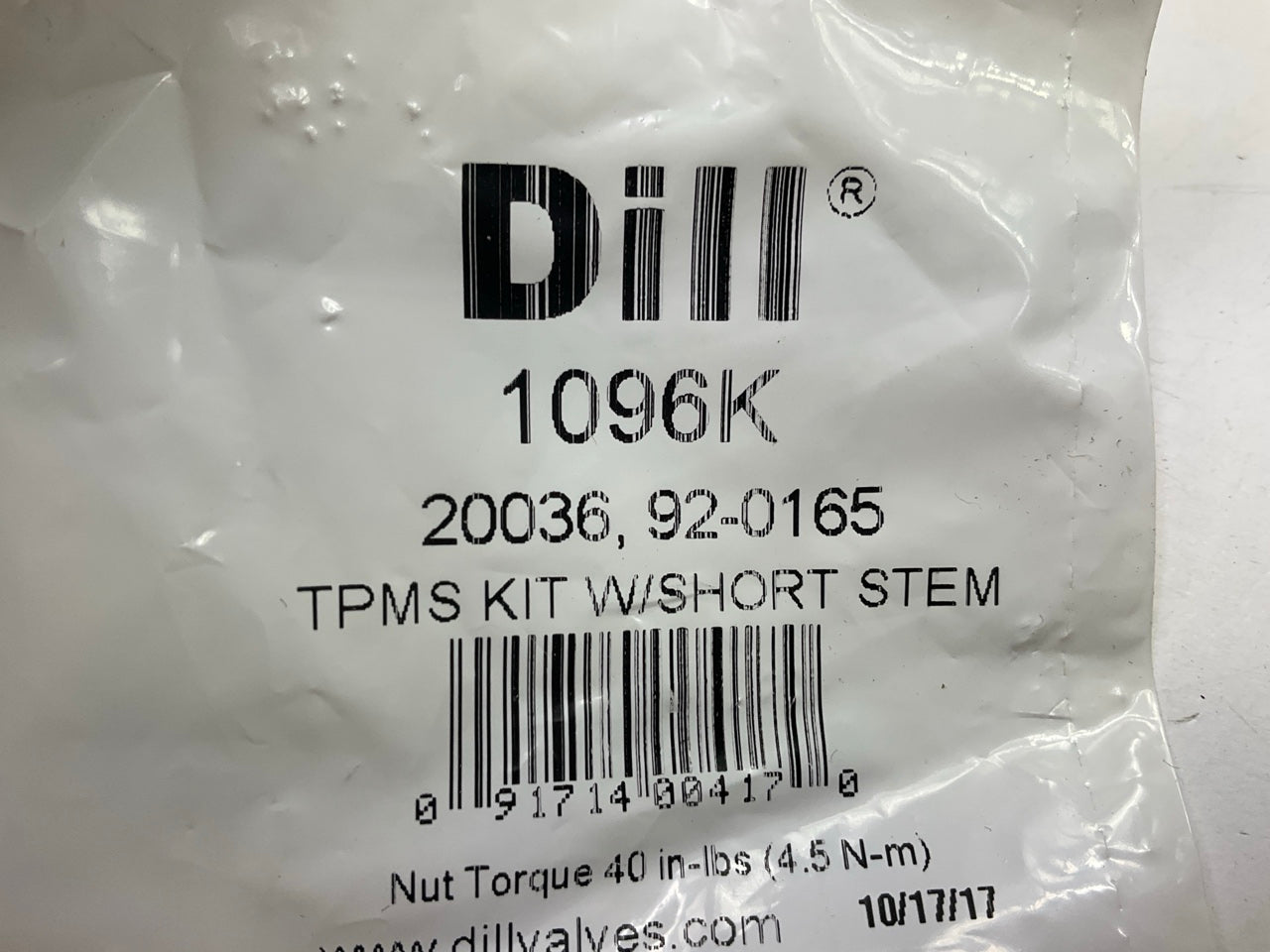 Dill 1096K TPMS Tire Pressure Monitor Sensor Service Kit