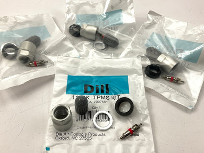 (4) Dill 1110K TPMS Tire Pressure Monitor Sensor Service Kit