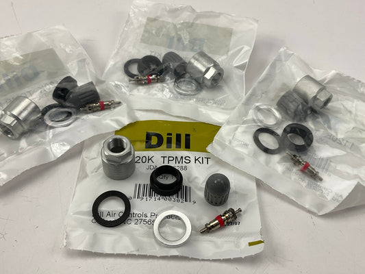 (4) Dill 1120K TPMS Tire Pressure Monitor Sensor Service Kit
