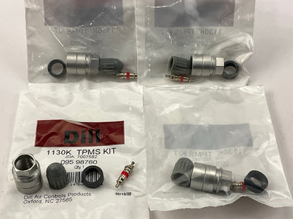 (4) Dill 1130K TPMS Tire Pressure Monitor Sensor Service Kit