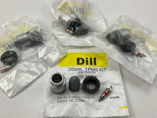 (4) Dill 2000K TPMS Tire Pressure Monitor Sensor Service Kit