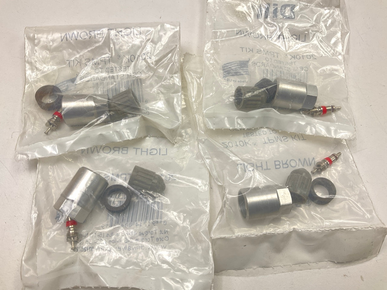 (4) Dill 2010K TPMS Tire Pressure Monitor Sensor Valve Stem Service Kits