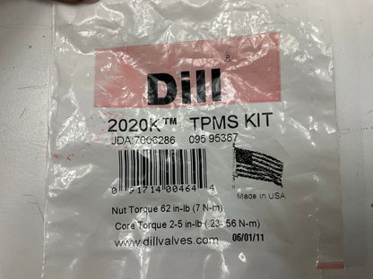 (4) Dill 2020K TPMS Tire Pressure Monitor Sensor Service Kit