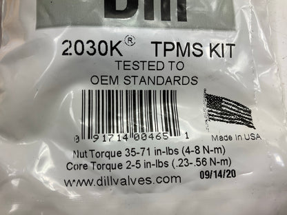 (4) Dill 2030K TPMS Tire Pressure Monitor Sensor Service Kits