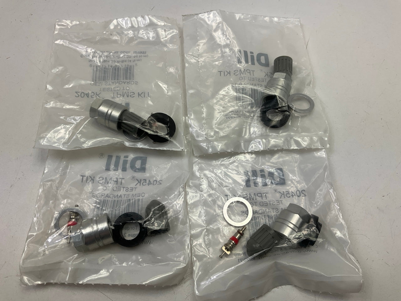 (4) Dill 2045K TPMS Tire Pressure Monitor Sensor Service Kit