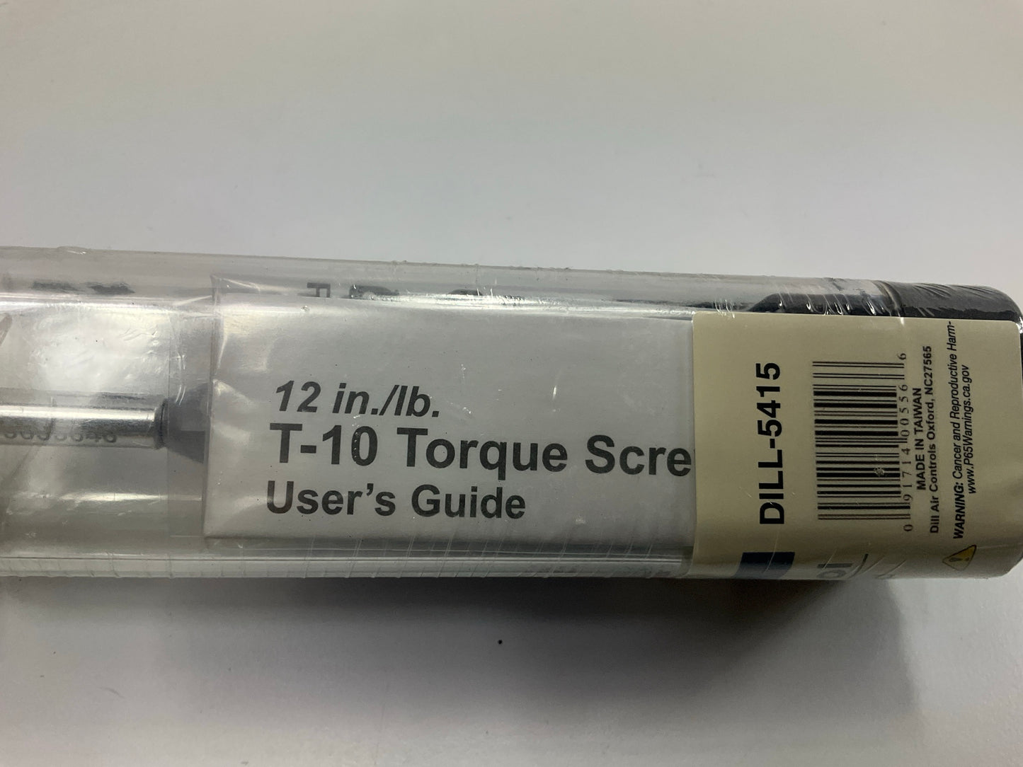 Dill 5415 -10 Torque Tool For TPMS Snap In Valve Screws 12 In/lbs