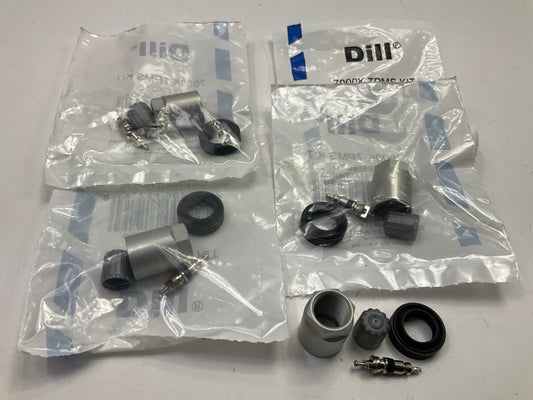 (4) Dill 7000K TPMS Tire Pressure Monitor Sensor Service Kit