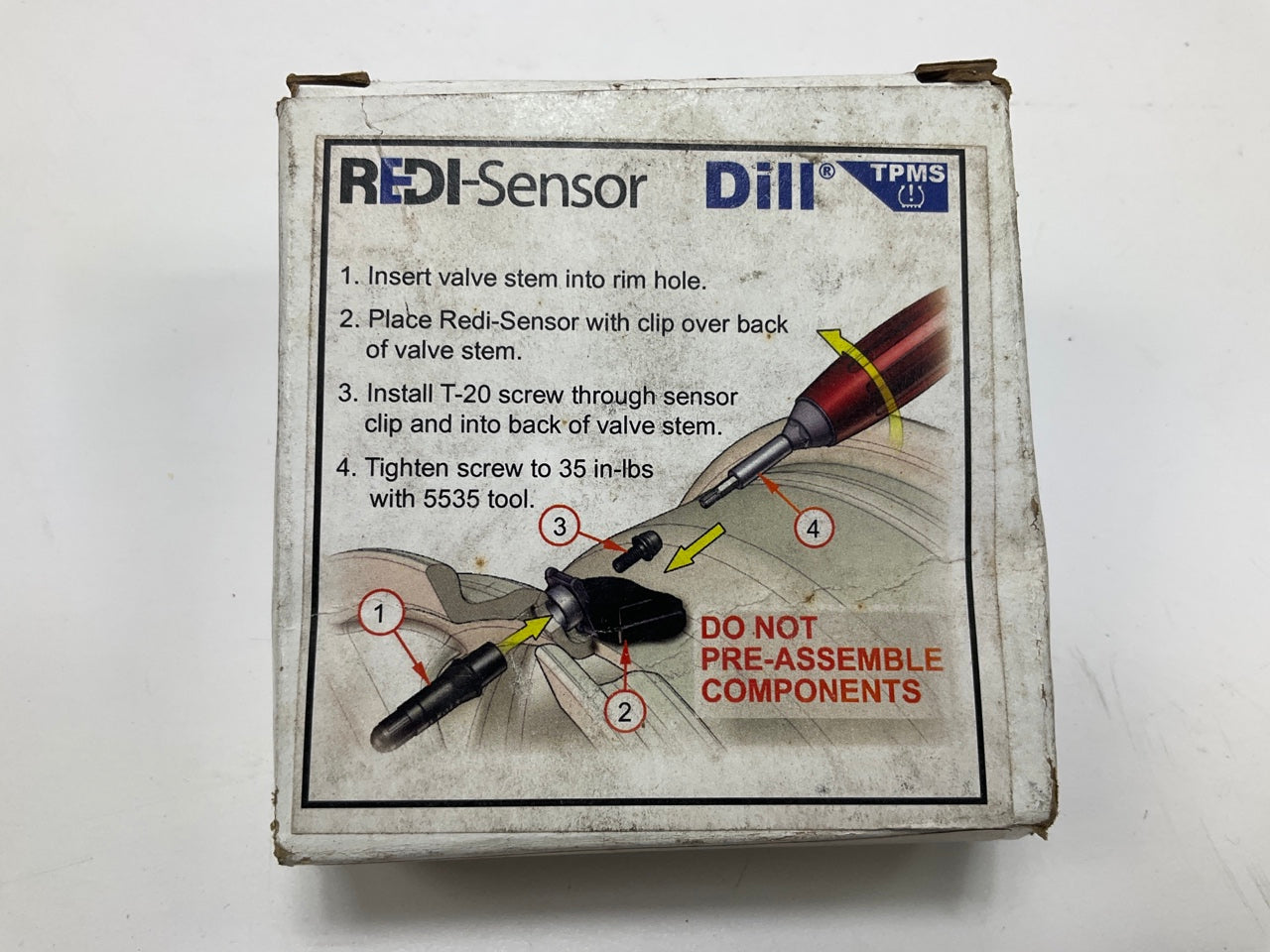 (4) Dill 7002A-R TPMS Tire Pressure Monitor Sensors