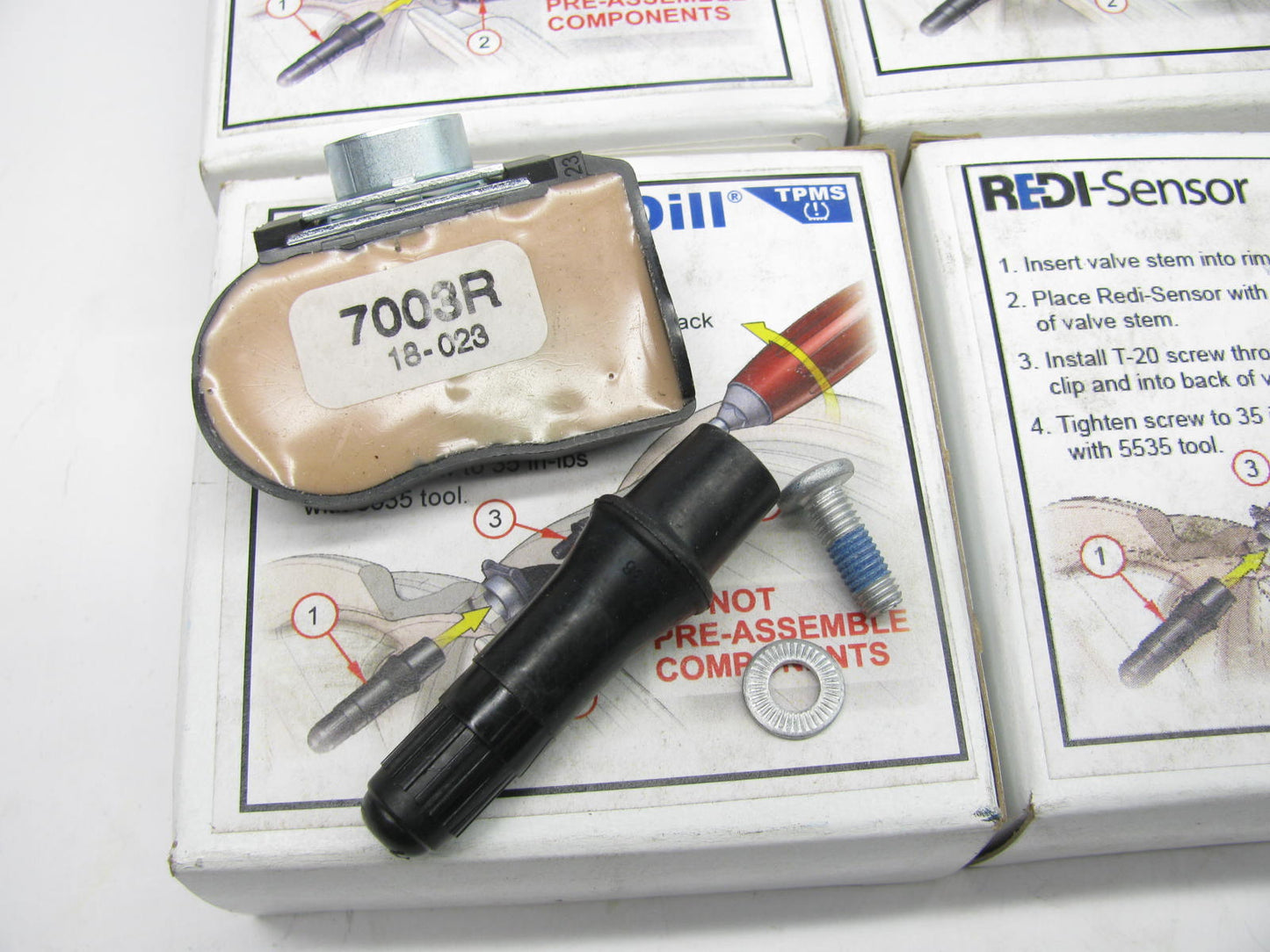 (4) Dill 7003-R TPMS Tire Pressure Monitor Sensors