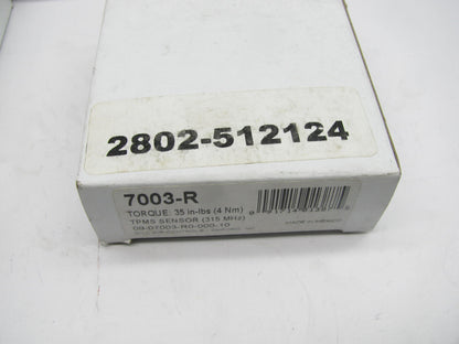 (4) Dill 7003-R TPMS Tire Pressure Monitor Sensors