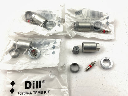 (4) Dill 7020K-A TPMS Tire Pressure Monitor Sensor Service Kit